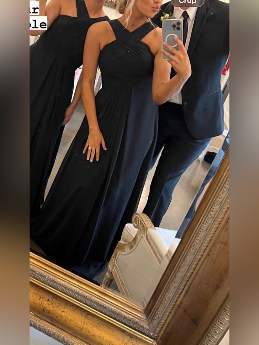 Azazi black Bridesmaid dress